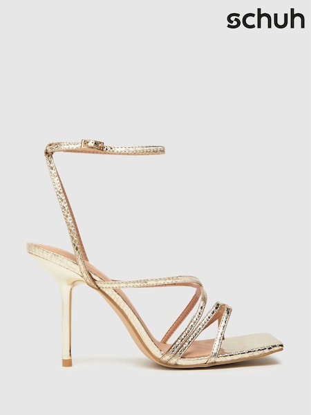 Schuh Gold Sadie Strappy Sandals (D50281) | 198 QAR