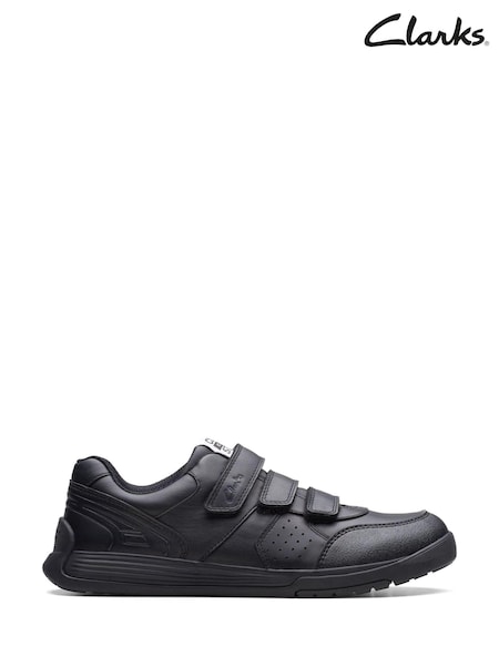 Clarks Black Multi Fit Cica Star Orb Trainers (D50469) | €20
