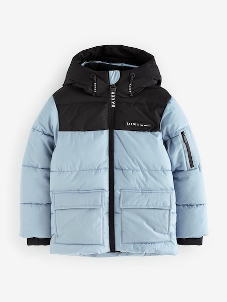 Baker by Ted Baker Shower Resistant Colourblock Padded Coat (D50472) | €39 - €44.50