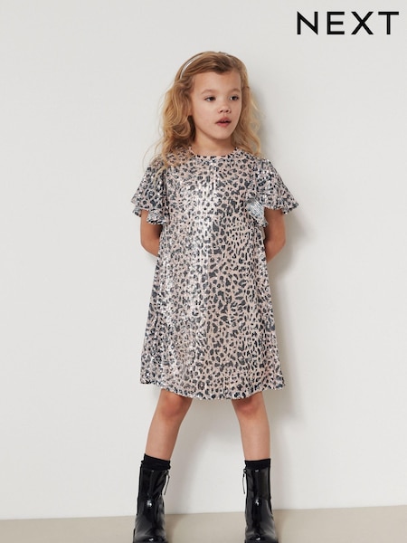Animal Print Sequin Dress (3-16yrs) (D50664) | € 6 - € 8