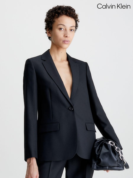 Calvin Klein Black Essential Tailored Blazer (D50840) | €159