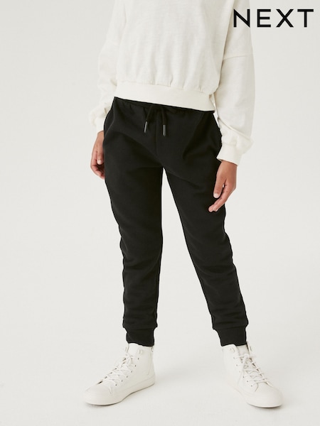 أسود - Fleece Lined Joggers (3-16yrs) (D50897) | ‏72 ر.س.‏ - ‏101 ر.س.‏