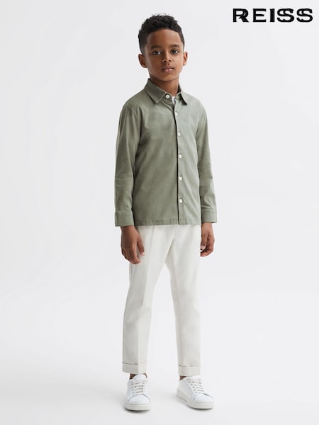 Reiss Sage Hendon Cotton Button-Through Shirt (D50952) | €40