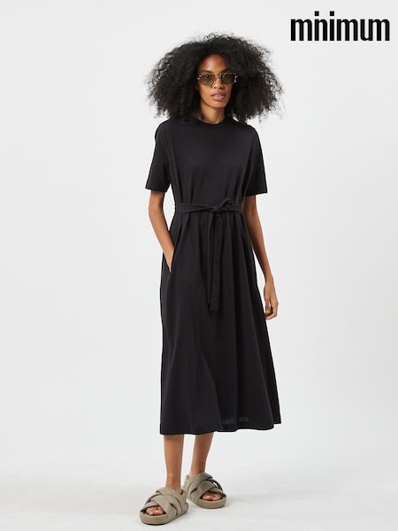 Minimum Lyina Black Midi Dress (D51366) | €22