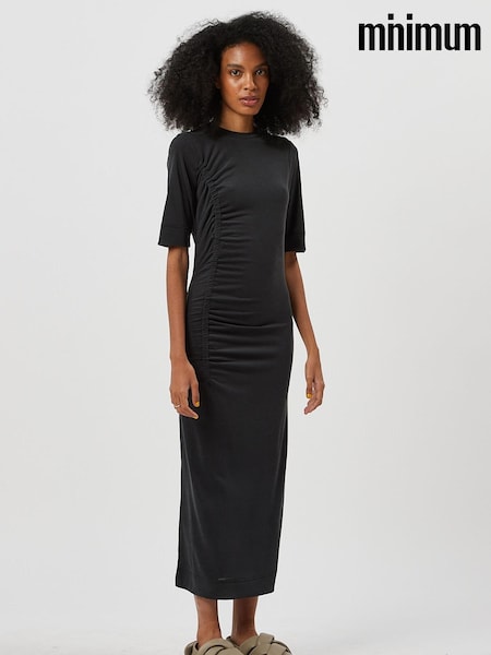 Minimum Stulli Black Fitted Maxi Dress (D51371) | €60