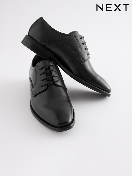 Schwarz - School Leather Lace-Up Shoes (D51396) | 15 € - 17 €