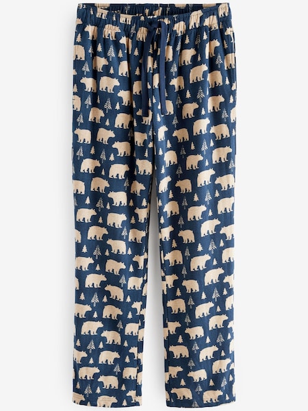 Navy Blue Bear Motionflex Cosy Pyjama Bottoms (D51527) | €9