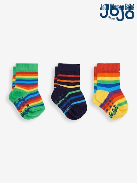 JoJo Maman Bébé 3-Pack Rainbow Socks (D51872) | 15 €