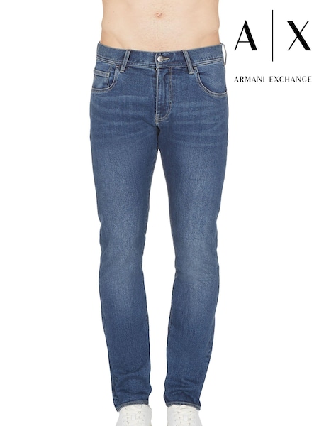 Armani Exchange Mens Denim Lightwash J13 Slim Fit Jeans (D52046) | €73 - €76