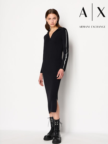Armani Exchange Knitted Black Dress (D52064) | €60