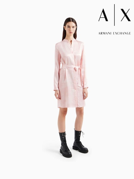 Armani Exchange Pink Shirt Dress (D52068) | €79