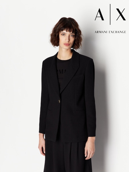 Armani Exchange Pique Black Blazer (D52088) | €95