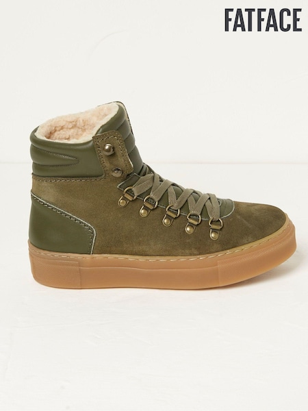 FatFace Green Georgie Hybrid Hiker Ankle Boots (D52624) | €50