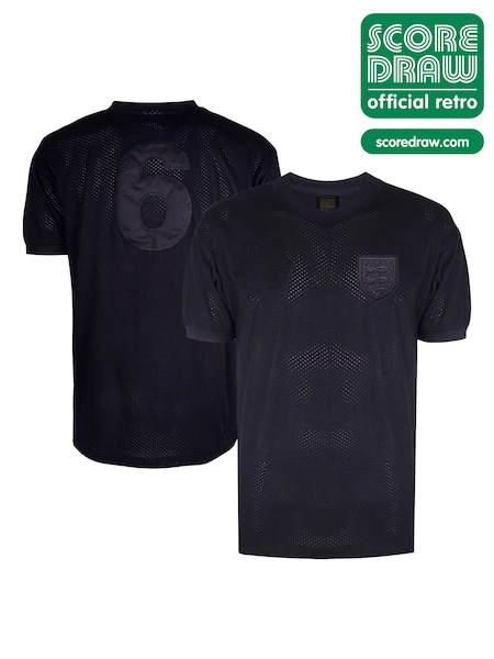 Score Draw England 1970 100% Cotton Black Football Shirt (D52892) | €27