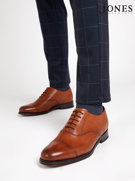 Jones Bootmaker Mens Barnet Goodyear Welted Leather Oxford Shoes (D53917) | AED932