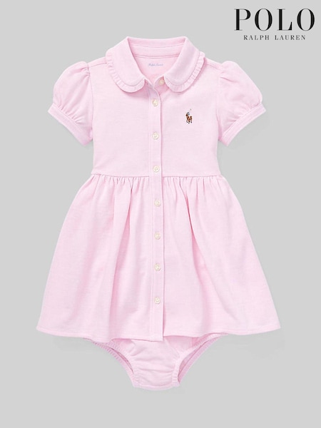 Polo Ralph Lauren Baby Short Sleeve Logo Shirt Dress (D54506) | €38