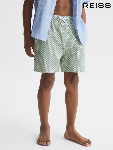 Reiss Bay Starfish Print Swim Shorts (D54757) | 198 LEI