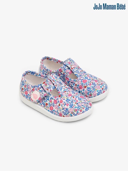 Rosa - JoJo Maman Bébé Mädchen Sommer-Stoffschuhe (D55353) | 27 €