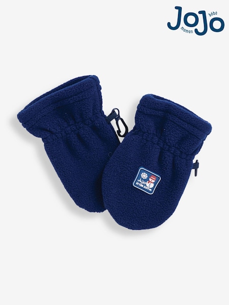 JoJo Maman Bébé Polarfleece Pop-On Mittens (D55359) | €19