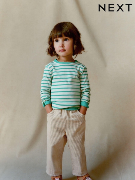 Naravni - Corduroy Trousers (3mths-7yrs) (D56529) | € 14 - € 16
