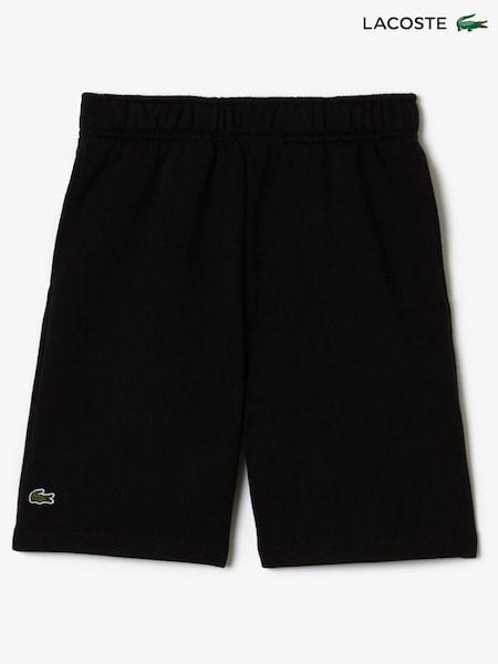 Negro - Lacoste Brushed Cotton Fleece Shorts (D56727) | 64 €