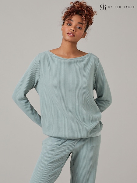 B by Ted Baker Waffle Lounge Long Sleeve Top (D56738) | €25