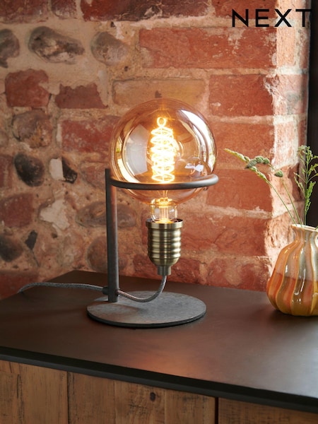 Pewter Grey Chicago Table Lamp (D56866) | €63