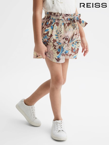 Reiss Noah Elasticated Waist Printed Shorts (D56893) | 248 LEI