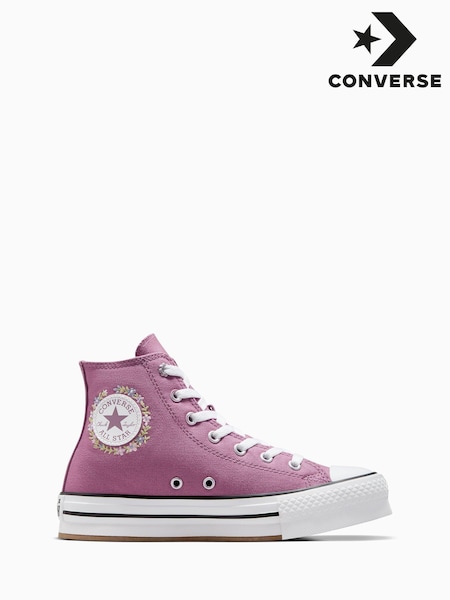 Converse Pink Youth Eva Lift Trainers (D56943) | €34