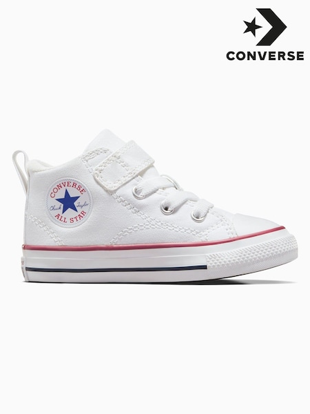 أبيض - Converse Malden Street Infant Trainers (D56970) | ‏20 ر.ع.‏