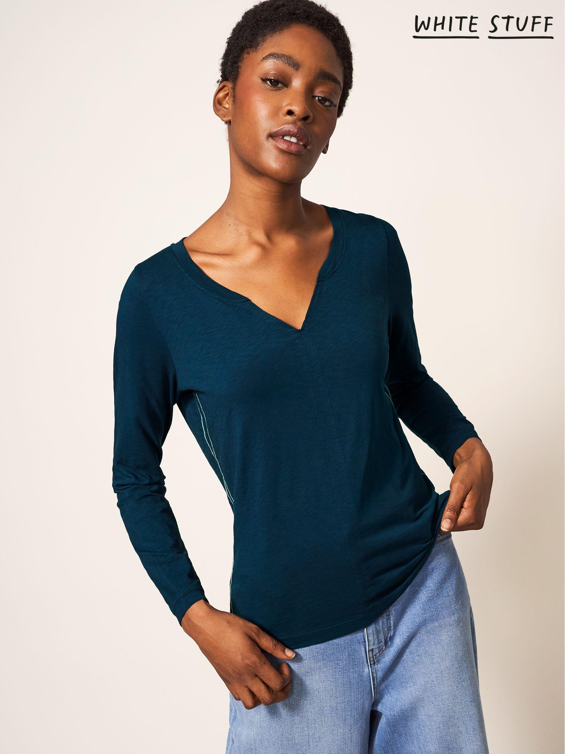 Women's 100 cotton long sleeve tee shirts new arrivals