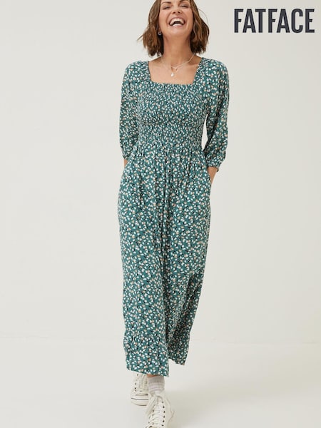 FatFace Green Midi Adele Dress (D57782) | €43.50