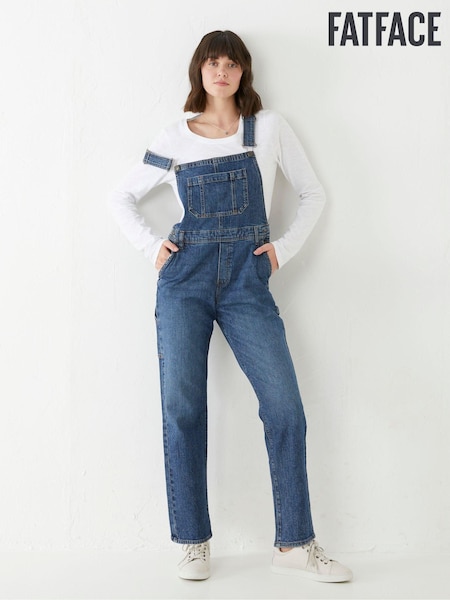 FatFace Blue Banbury Dungarees (D57824) | €41.50