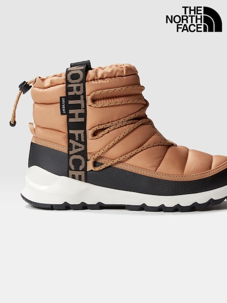 The North Face Brown Womens Thermoball Waterproof Lace Up Winter Boots (D57911) | R$ 1,135
