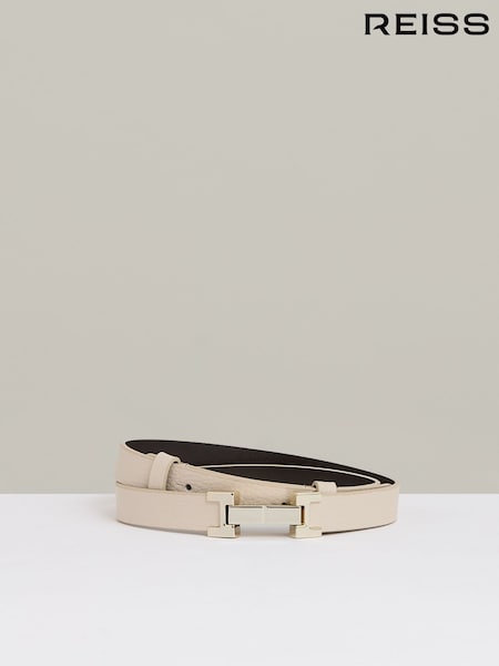 Sten - Reiss Hayley Leather Square Hinge Belt (D57926) | kr1 260