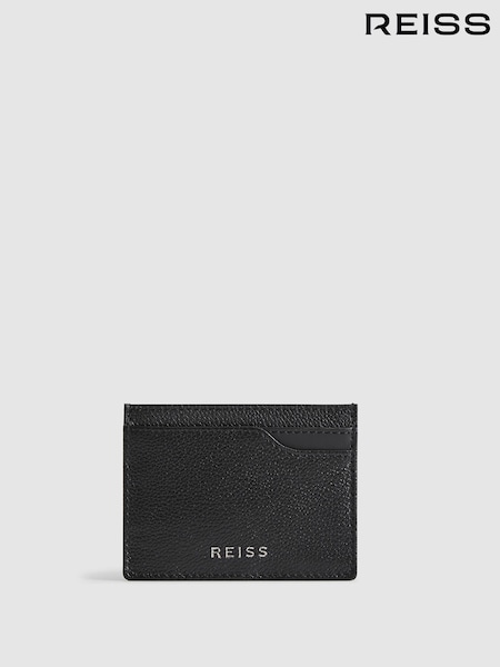 Reiss Black Cabot Leather Card Holder (D57931) | €45