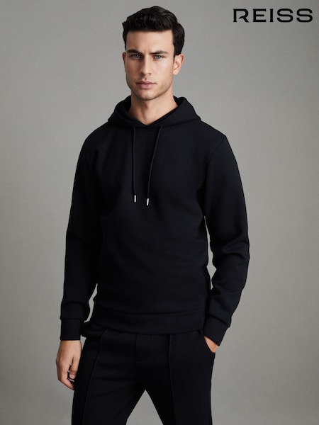 Reiss Fabien Interlock Jersey Drawstring Hoodie (D58018) | 181 €