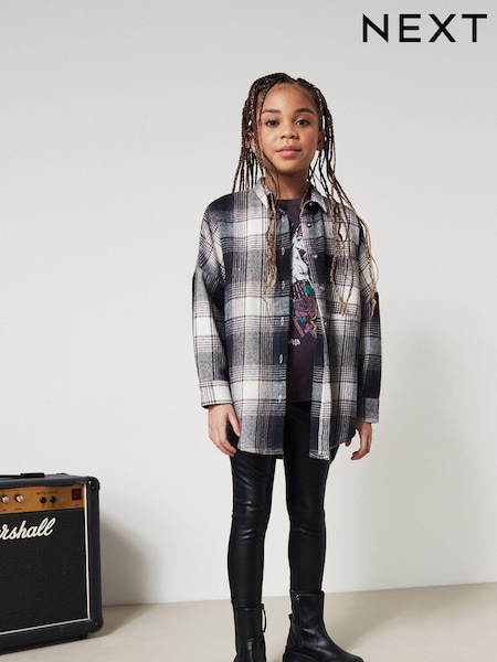 črna/bela črta - Oversized Shirt (3-16yrs) (D58100) | € 10 - € 15