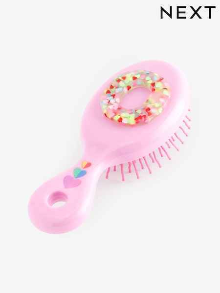 Leuchtendes Rosa mit O-Design - Initial Hairbrush (D58361) | 6 €