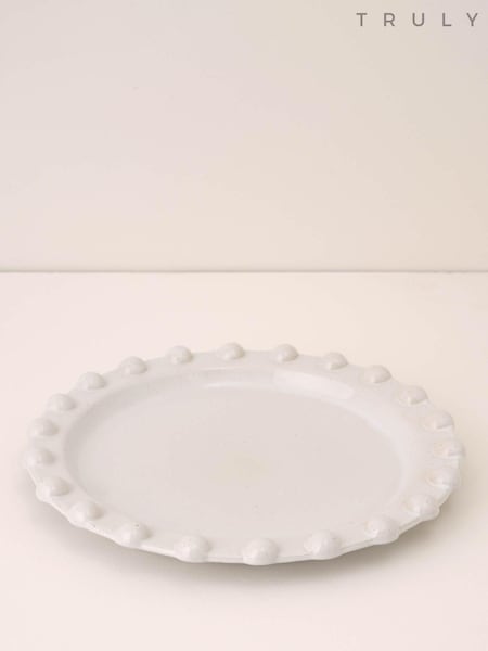 Truly Grey Pom Pom Round Serving Platter (D58821) | €21.50