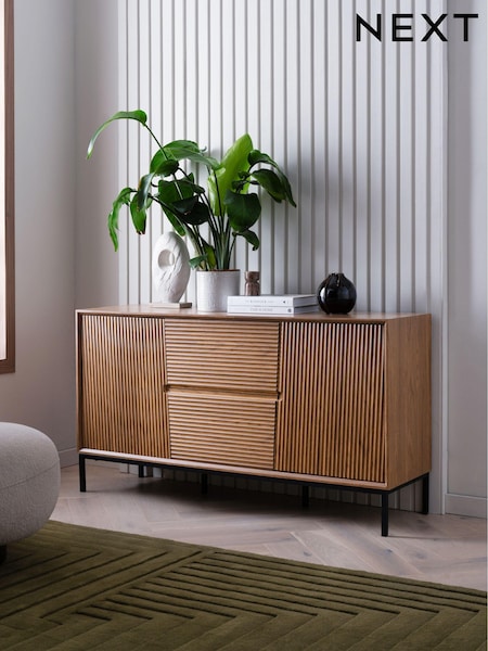 Dark Marlow Oak Effect Large Sideboard (D58829) | €550