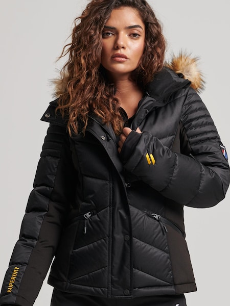 Superdry Black Sport Snow Luxe Puffer Jacket (D59052) | €159