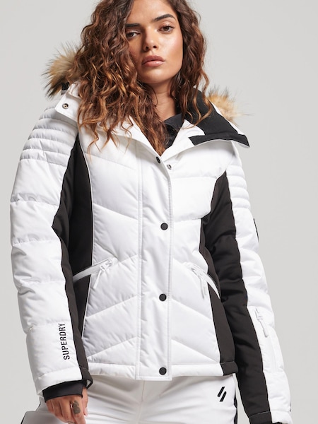 Superdry White Sport Snow Luxe Puffer Jacket (D59053) | €159