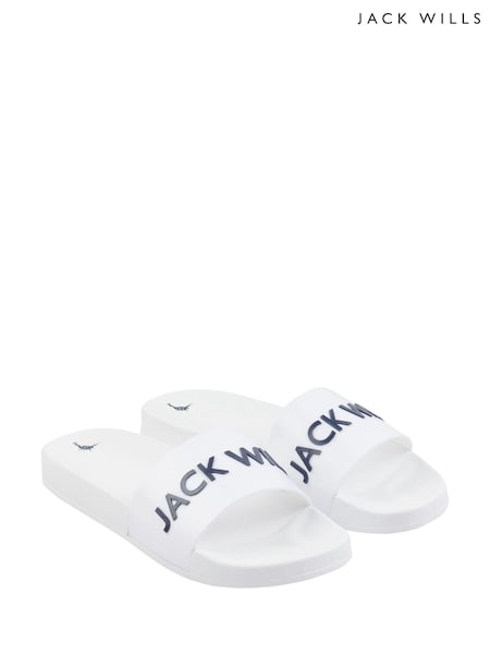 Jack Wills White Sliders (D59510) | €33