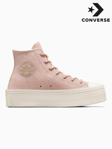 Converse Pink Chuck Taylor Modern Lift Platform Trainers (D59694) | €34