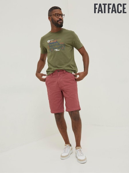 FatFace Pink Cove Flat Front Shorts (D59866) | €24