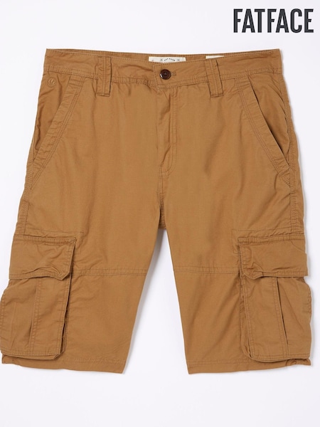 FatFace Brown Bude Lightweight Cargo Shorts (D59889) | €27