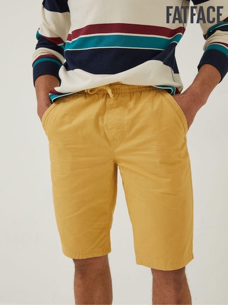 FatFace Yellow Seaton Pull-On Shorts (D59899) | €24