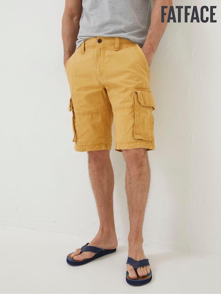 FatFace Yellow Breakyard Cargo Shorts (D59903) | €30