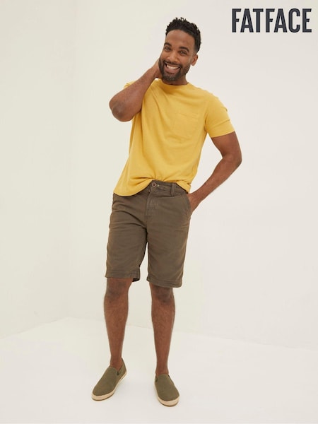 FatFace Brown Cove Flat Front Shorts (D59908) | €27